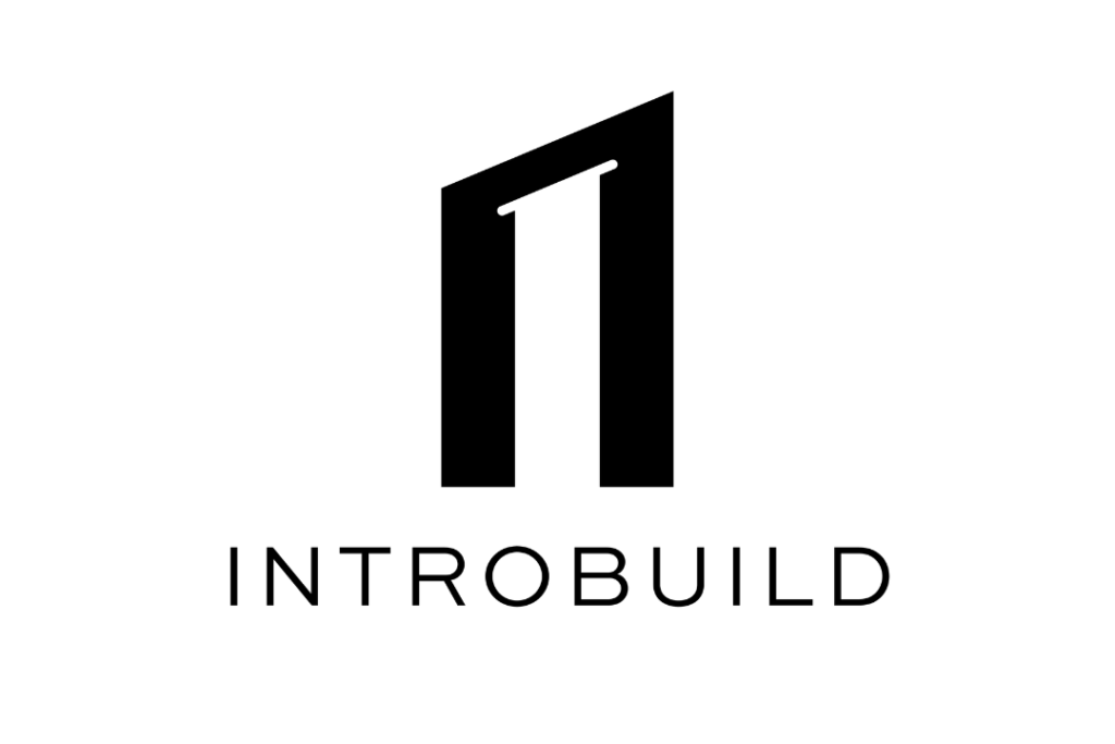 Logo of Introbuild, a company associated with James Marroun and TLH Group, representing innovation in construction.