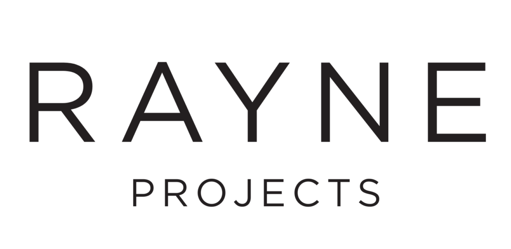Rayne Projects logo, representing innovative solutions by TLH Group, led by James Marroun.