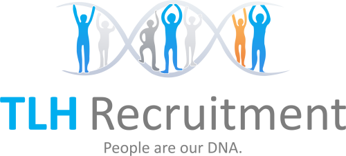 TLH Recruitment logo featuring diverse figures representing teamwork and collaboration in the recruitment industry.